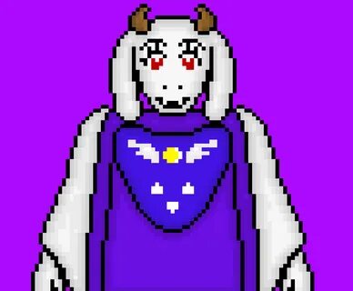 Undertale Toriel sprite (hd) Pixel Art Maker