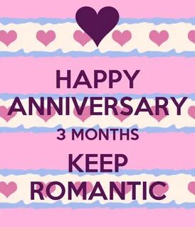 HAPPY ANNIVERSARY 3 MONTHS KEEP ROMANTIC Poster rageldhaputr