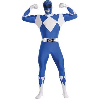 Adult Blue Power Ranger Partysuit - Mighty Morphin Power Ran