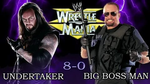 8-0) WrestleMania XV: The Undertaker vs The Big Boss Man (He