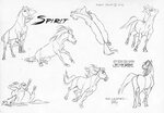 2D Traditional Animation : Photo Spirit the horse, Horse dra
