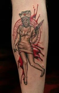 silent hill nurse tattoo - Google Search Nurse tattoo, Movie