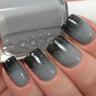 The top 25 Ideas About Black Glitter Ombre Nails - Home, Fam