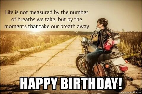 Biker Birthday Memes BirthdayBuzz