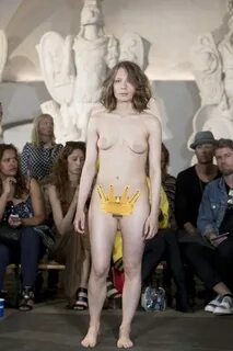 Popular Designer Sends Completely Naked Models Down The Runw