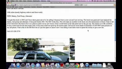 Craigslist La Salle County Illinois Used Cars - For Sale by 