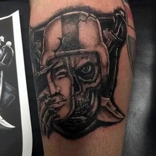 40 Oakland Raiders Tattoos For Men - Football Ink Design Ide