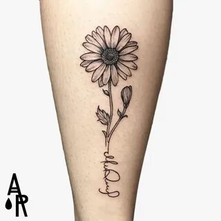 Image result for daisy tattoos Tatuajes girasoles, Tatuajes 