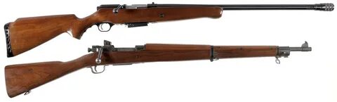 Two Bolt Action Long Guns -A) Mossberg Model 195K-A Shotgun 