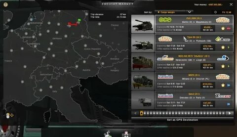 Скачать Euro Truck Simulator 2 "Military Cargo Pack v 2.0" -