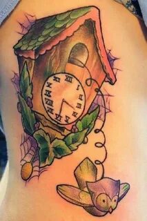 Account Suspended Cuckoo clock tattoo, Clock tattoo, Tree wi