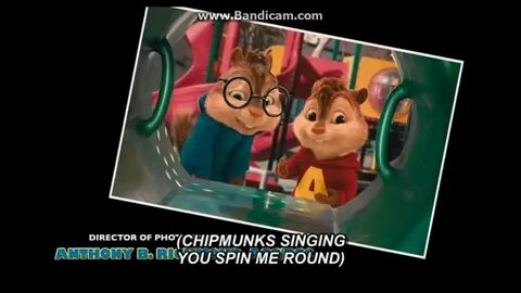 Alvin and the Chimpunks singin' You Spin me Round - YouTube