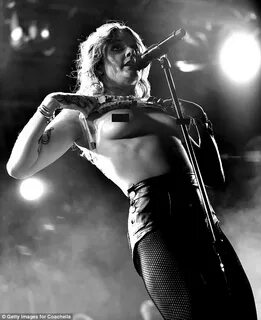 Tove Lo flashes her breasts AGAIN at Coachella weekend two D