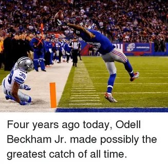 Four Years Ago Today Odell Beckham Jr Made Possibly the Grea