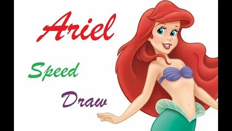 Ariel speed drawing - YouTube