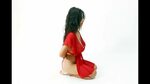 Gorean slave positions - kajira Joy in a red camisk - YouTub