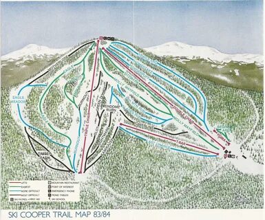 Ski Cooper Trail Map - San Antonio Map