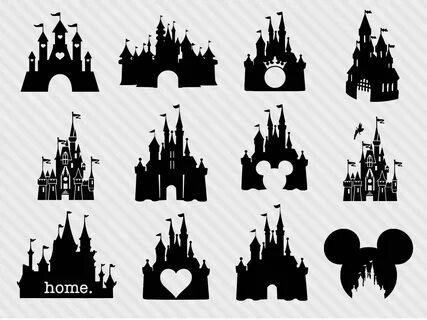 Castle Svg Bundle Mickey Mouse Svg Princess Svg Castle Etsy 