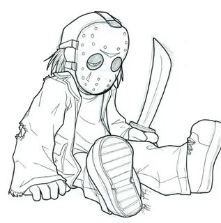 Jason Mask Coloring Pages at GetDrawings Free download
