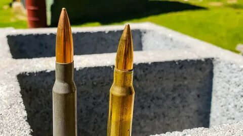 7.62X54R VS .308 Win - Cinder Block Test - Mosin VS CMMG End