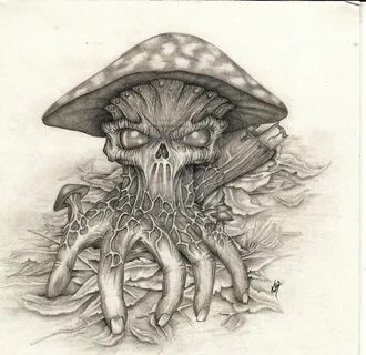 cool shroom drawings - Google Search Mushroom drawing, Mushr