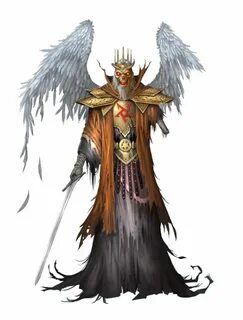 Male Asmodeus Angel Lich - Pathfinder 2E PFRPG DND D&D 3.5 5