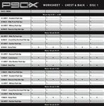 P90X Worksheets Schedule Printable P90x Worksheets