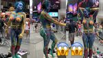 THE BEST BODY PAINTING ARTWORK IN THE HEART OF TIMES SQUARE 