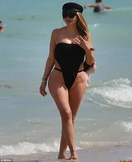 Larsa Pippen displays her killer curves and perky assets in 