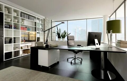 Дизайн интерьера кабинета в трехкомнатной квартире - Уютный 