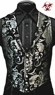 ✔ Мужской жилет SHRINE GOTHIC ARISTOCRAT VAMPIRE VEST JACKET