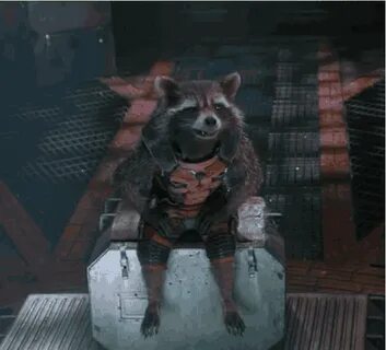 Rocket Raccoon (Guardians of the Galaxy / MVC3) Animated GIF
