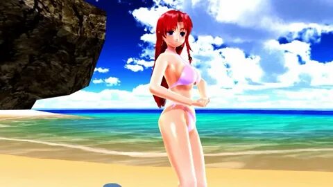 Touhou Girl MMD Sexy Dinamite Misuzu Bikini - YouTube