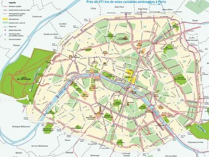 Paris map, Map, Paris