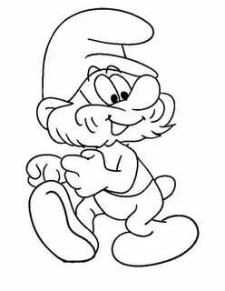 The Smurfs Coloring Pages Of Papa Cartoon coloring pages, Lo