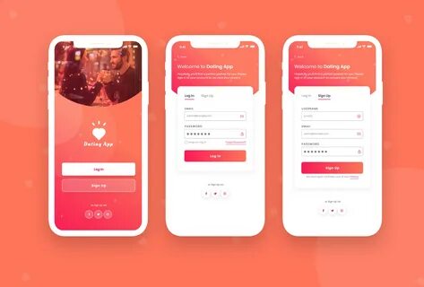 Dating Mobile App UI on Behance