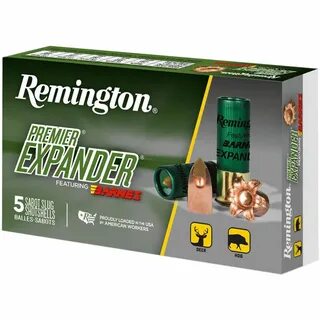 Remington Premier Expander Sabot Slug 12 Gauge Shotshell 5 R