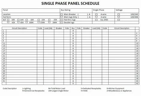 Panel Schedule Template Excel Stcharleschill Template