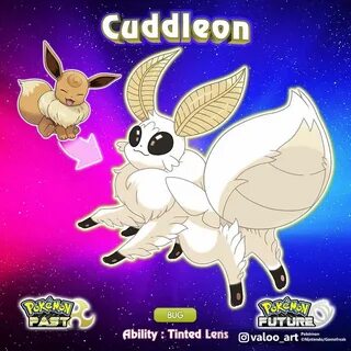 Meet the Bug-type Eeveelution, Cuddleon! Cuddleon evolves fr