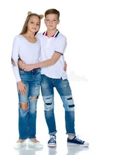 Teens brother and sister. stock photo. Image of boyfriend - 