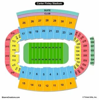 Carter-Finley Stadium Seating Chart Seating Charts & Tickets