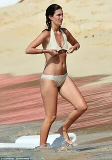 Mark Wahlberg's wife Rhea suffers bikini slip on Barbados ho