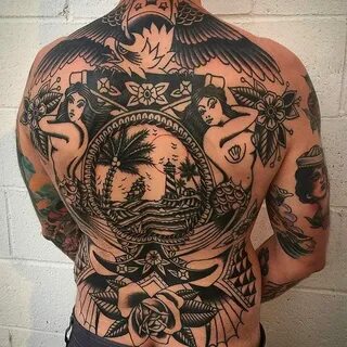 Tattoo uploaded by rcallejatattoo * Huge back piece in the w