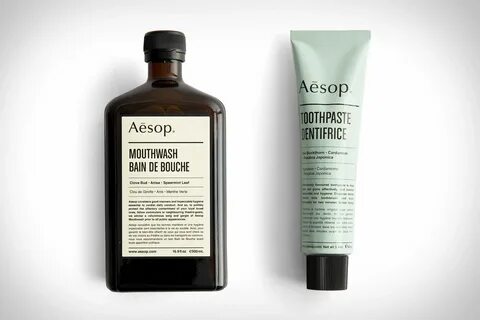 Aesop Mouthcare Logo design & packaging
