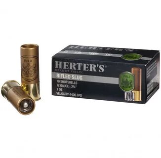 20 Gauge - Herter's Select Field Rifled Slugs 10 rounds - $4