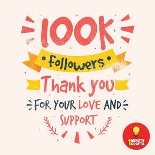 We successfully reached 100K FOLLOWERS on Instagram. Thanks 