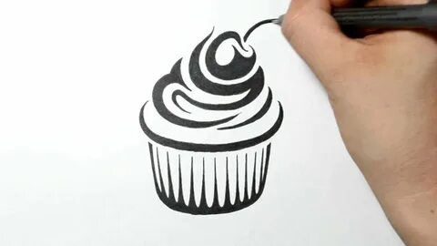 Cupcake Drawing Designs at PaintingValley.com Explore collec