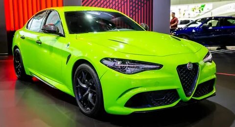 Neon-Green Giulia Quadrifoglio Steals The Lime Light At Alfa