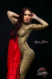 WLS Honey " Jessica Pereira - Nude ( Body Paint ) " - WorldL