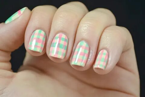 Learn How To Get These Fun Plaid Nails StyleCaster